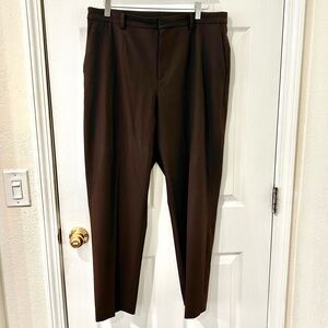 Uniqlo Women's Chocolate Brown Smart Ankle Pants